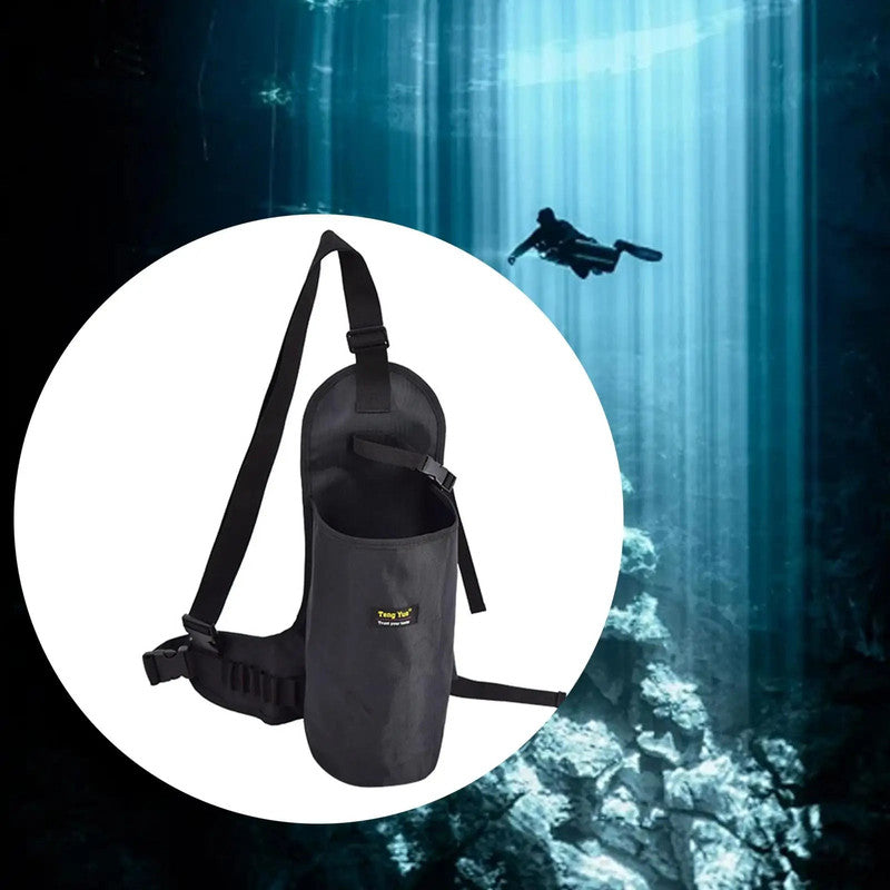 NNEOBA Scuba Diving Tank Bag, 15cm x 35cm, Oxford Cloth, Adjustable Strap - SuperSaverAU - view 1