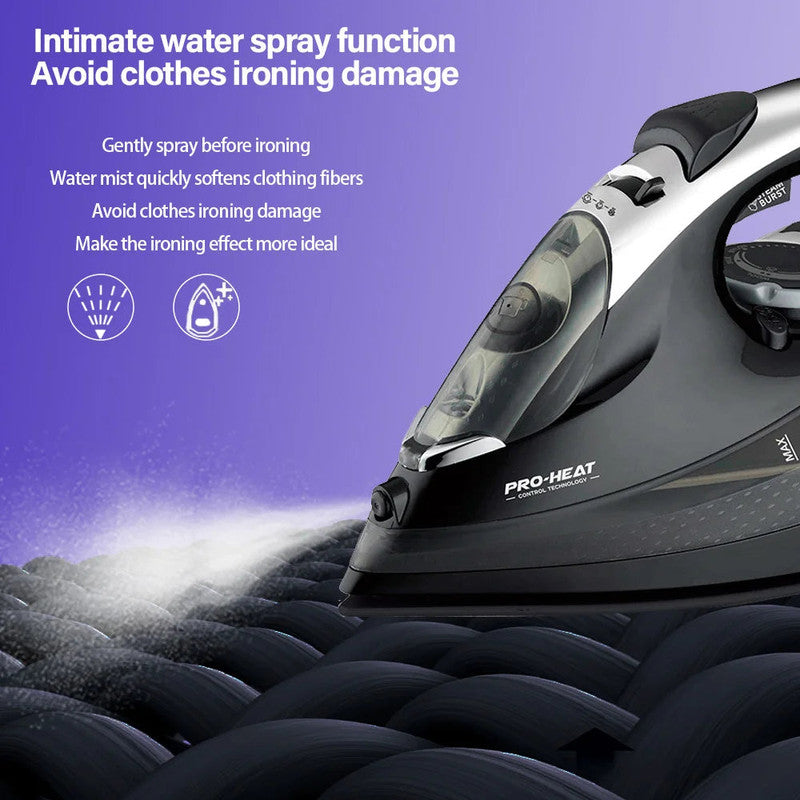 2200W Professional Steam Iron with Ceramic Soleplate - SuperSaverAU - view 2