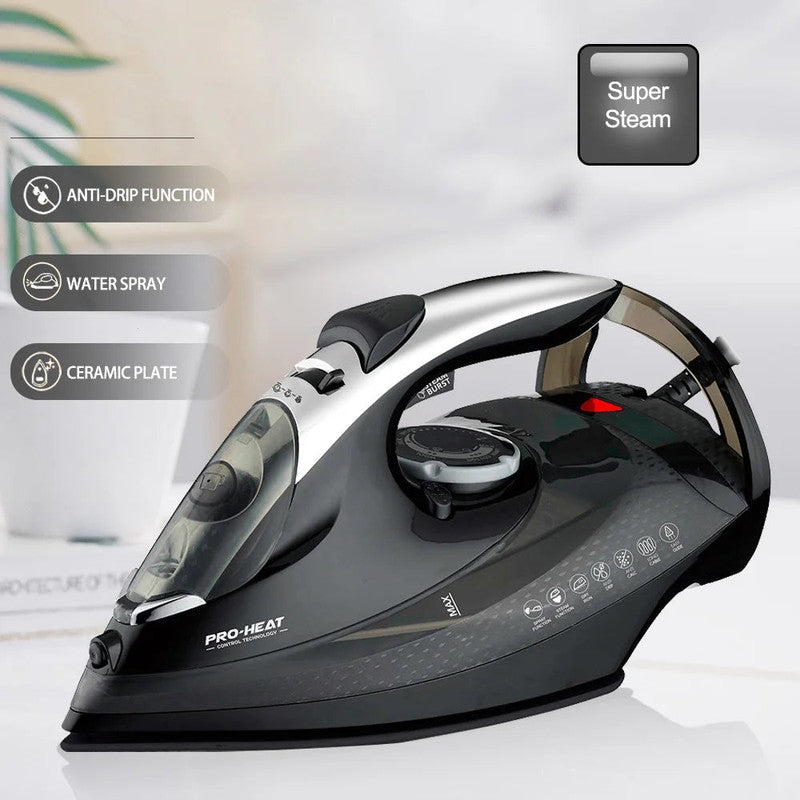 2200W Professional Steam Iron with Ceramic Soleplate - SuperSaverAU - view 3