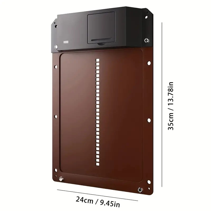 NNETM Automatic Chicken Coop Door, Light-Sensitive, Waterproof, 36*26*5cm