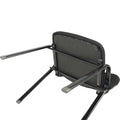 NNECN Stackable & Linkable Office Conference Visitor Community  Chairs (Set of 7-Black) - SuperSaverAU - view 2
