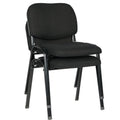 NNECN Stackable & Linkable Office Conference Visitor Community  Chairs (Set of 7-Black) - SuperSaverAU - view 4