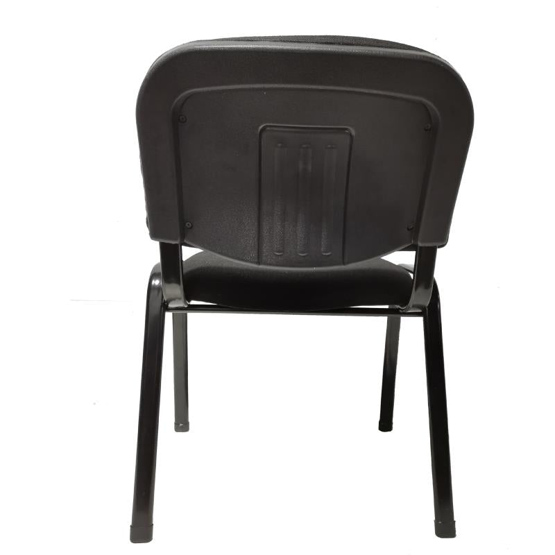 NNECN Stackable & Linkable Office Conference Visitor Community  Chairs (Set of 7-Black) - SuperSaverAU - view 7