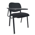 NNECN Classroom Lecture Chairs with Table, Set of 6 - Black - SuperSaverAU - view 2