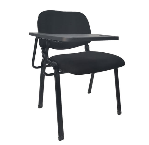 NNECN Classroom Lecture Chairs with Table, Set of 6 - Black - SuperSaverAU - view 2
