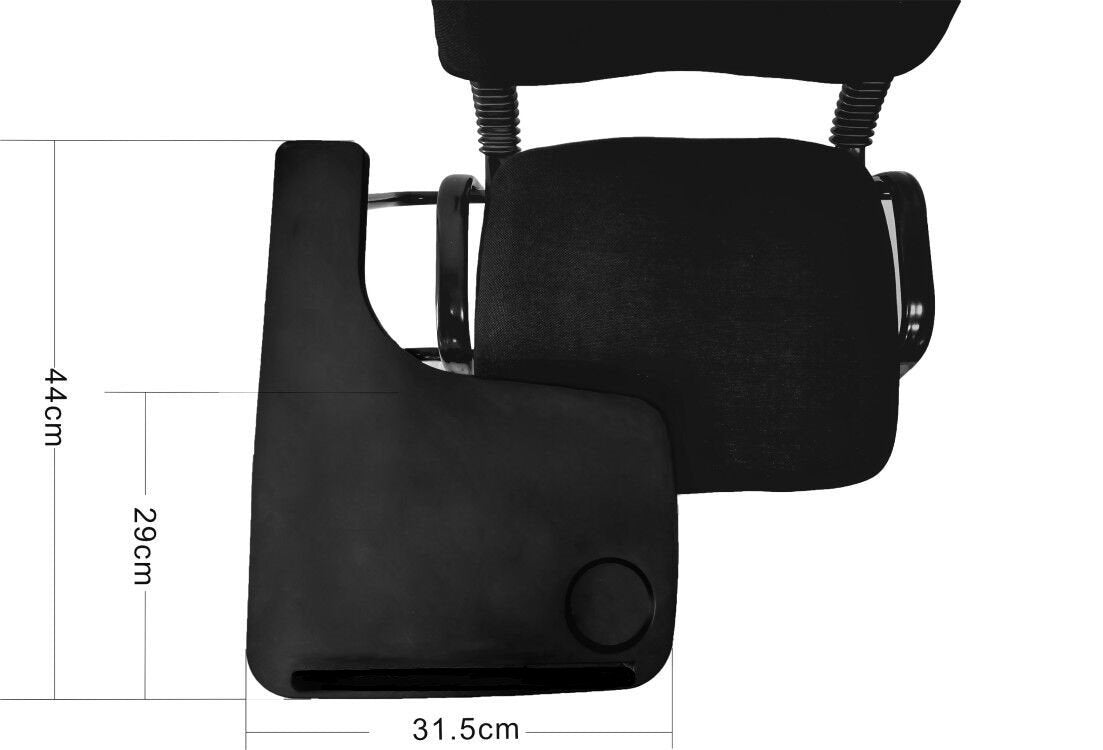 NNECN Classroom Lecture Chairs with Table, Set of 6 - Black - SuperSaverAU - view 9