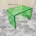 NNETM U-Shaped Acrylic Stool - Modern Shoe Changing & Storage - SuperSaverAU - view 3
