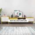 NNECN Modern TV Stand Side table & Coffee Table package for Living Room - SuperSaverAU - view 4