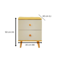 NNECN 5 Layer White Drawer Chest Storage with Bedside Table - SuperSaverAU - view 6