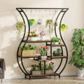 NNETMLT 6-Tier Indoor Plant Stand, Rustic Brown, Vase Shape Design, 70.9" Tall - SuperSaverAU - view 3
