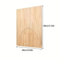 NNETM Wall-Mounted Folding Table, Space-Saving Crude Wood, Modern Design - SuperSaverAU - view 6