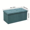 NNETM Durable Morandi Green Storage Stool - Multipurpose Use - SuperSaverAU - view 2