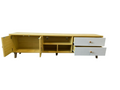 NNECN Two-Doors, Two-Drawers Wooden TV Cabinet - SuperSaverAU - view 5
