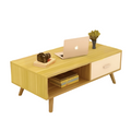 NNECN Coffee Table with Storage Drawer and Open Shelf - SuperSaverAU - view 3