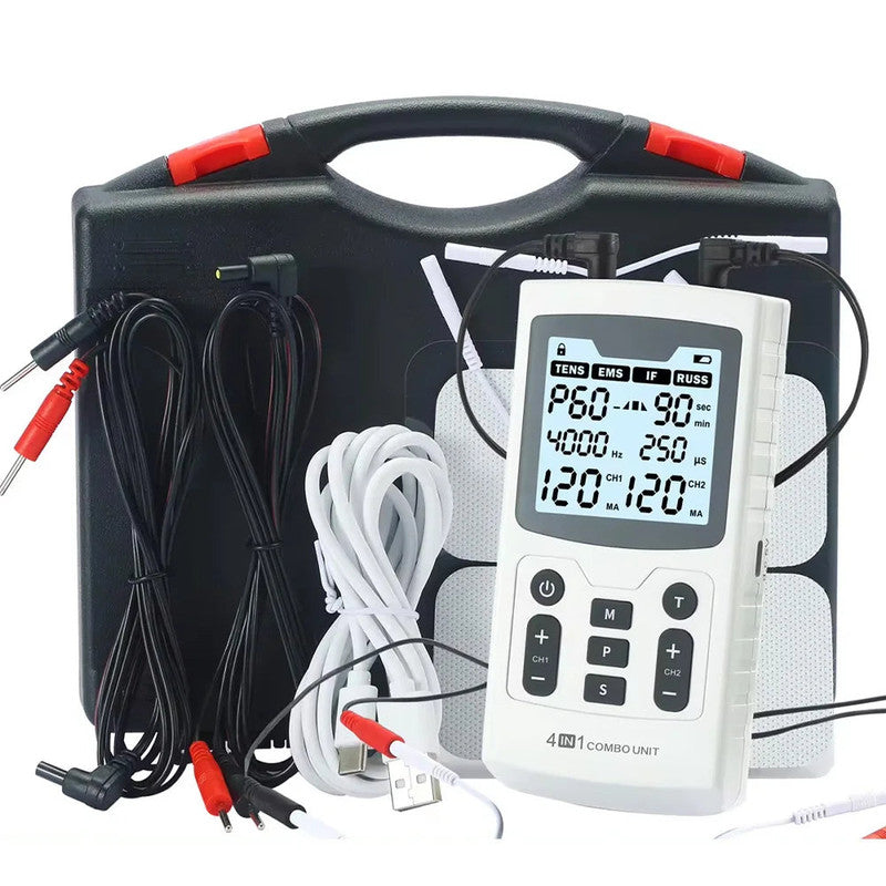 Electric Lumbar Heating Belt - Adjustable Waist Massager, Black, 104.5 x 15.5 cm, Wireless, Rechargeable - SuperSaverAU - view 4