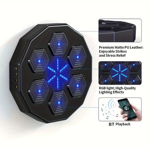 NNETM Smart Wall-Mounted Boxing Trainer with Gloves - SuperSaverAU - view 2