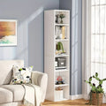NNETMLT 6-Tier Cube Display Shelf - 70.9 Inch Tall Narrow Bookcase - SuperSaverAU - view 3