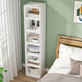 NNETMLT 6-Tier Cube Display Shelf - 70.9 Inch Tall Narrow Bookcase - SuperSaverAU - view 6
