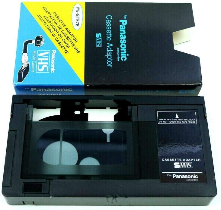 Premium VHS-C to VHS Adapter Tape Converter for Camcorder Cassettes