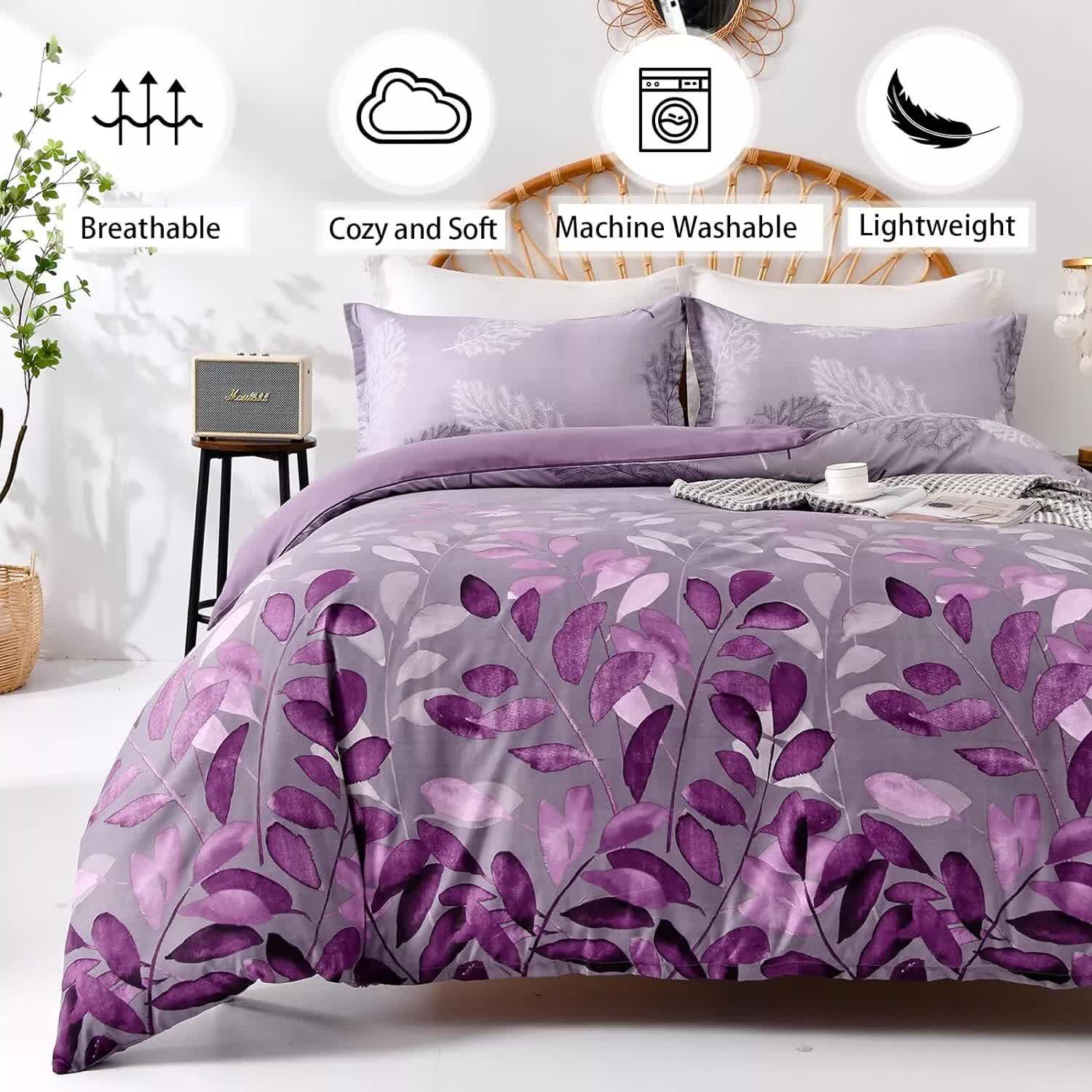 Soft Haven Duvet Cover Set with Long-Lasting Comfort - King