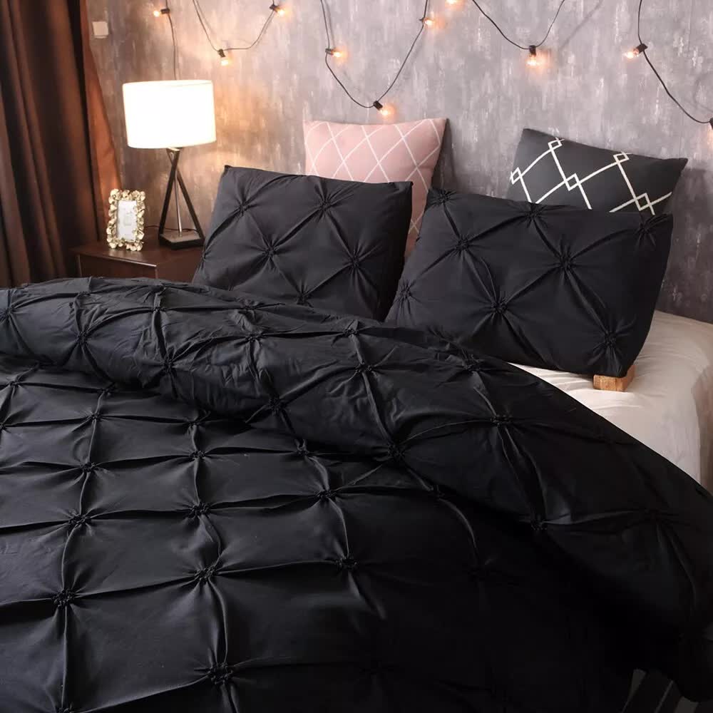 Premium Blissful Sleep Duvet Cover Set with Ultra Soft Polyester - King