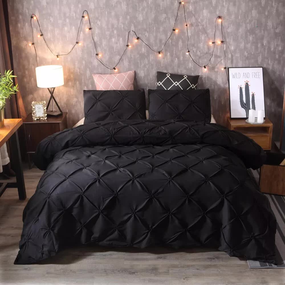 Premium Blissful Sleep Duvet Cover Set with Ultra Soft Polyester - King