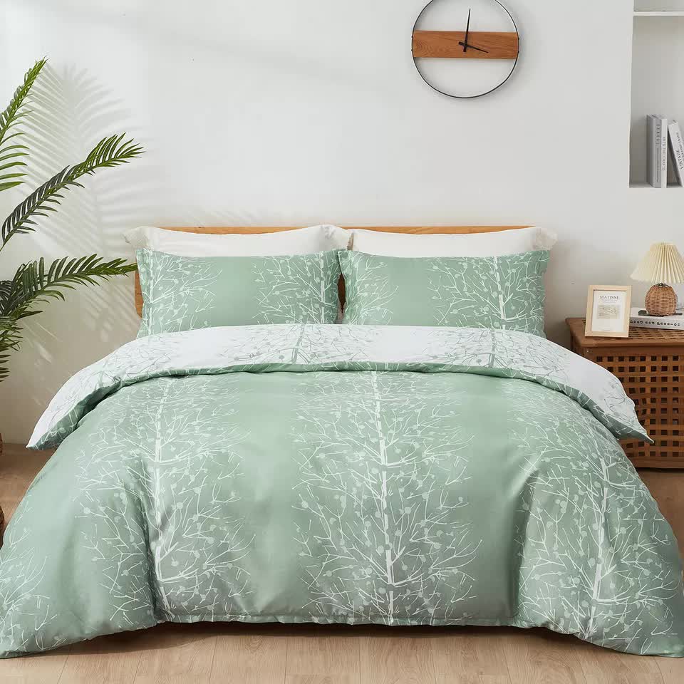 Premium Artistic Vibes Abstract Duvet Cover Set with Easy-Care Polyester - King