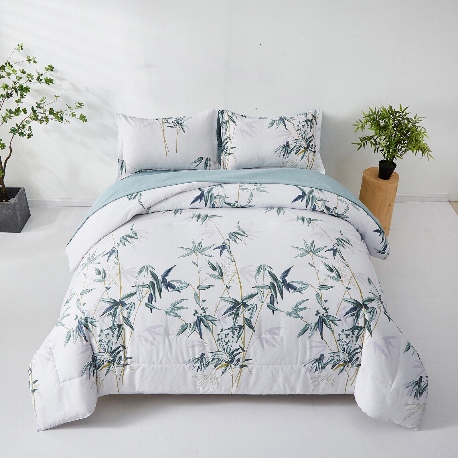 Comforter Set, King Size, 3-Piece with Pillowcases, Breathable Microfiber - SuperSaverAU - view 1