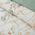 Premium Soft Leaves 3 Piece Microfiber Comforter Set - King