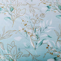 Premium Soft Floral Leaf 3 Piece Microfiber Comforter Set - King