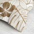 Premium Soft Floral 3 Piece Microfiber Comforter Set - King