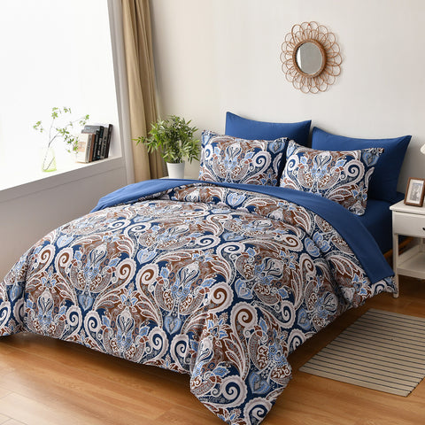 Comforter Set, King Size, 3-Piece Bedding with Pillowcases, Lightweight & Breathable - SuperSaverAU - view 1
