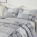 3-Piece Quilt Bedspread Set Queen Size - Lightweight Reversible Coverlet - SuperSaverAU - view 2