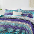 3-Piece Quilt Bedspread Set Queen Size Lightweight Reversible for Cozy Bedroom - SuperSaverAU - view 2