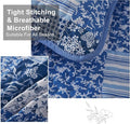 Premium Vintage-Inspired Big Check Comforter Set - Queen