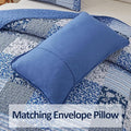 Premium Vintage-Inspired Big Check Comforter Set - Queen