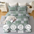 Premium Delightful Reversible Quilt Bedspread Set - Queen
