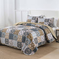 Premium Retro Charm Bold Checkered Comforter Set - Queen