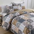 Premium Retro Charm Bold Checkered Comforter Set - Queen