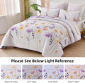 Premium Knit Reversible Quilt Bedspread Set - Queen