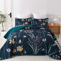 3-Piece Quilt Bedspread Set Queen Size - Lightweight Reversible Coverlet - SuperSaverAU - view 1