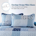 Premium Charming Reversible Quilt Bedspread Set - Queen