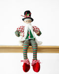 LUXURY CHRISTMAS CAROLLER ELF GREEN/RED 65CM - SuperSaverAU - view 1