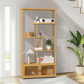 6 Tier Freestanding Bamboo Storage Shelf Bookshelf Plant Stand for Home Office