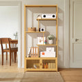 6 Tier Freestanding Bamboo Storage Shelf Bookshelf Plant Stand for Home Office