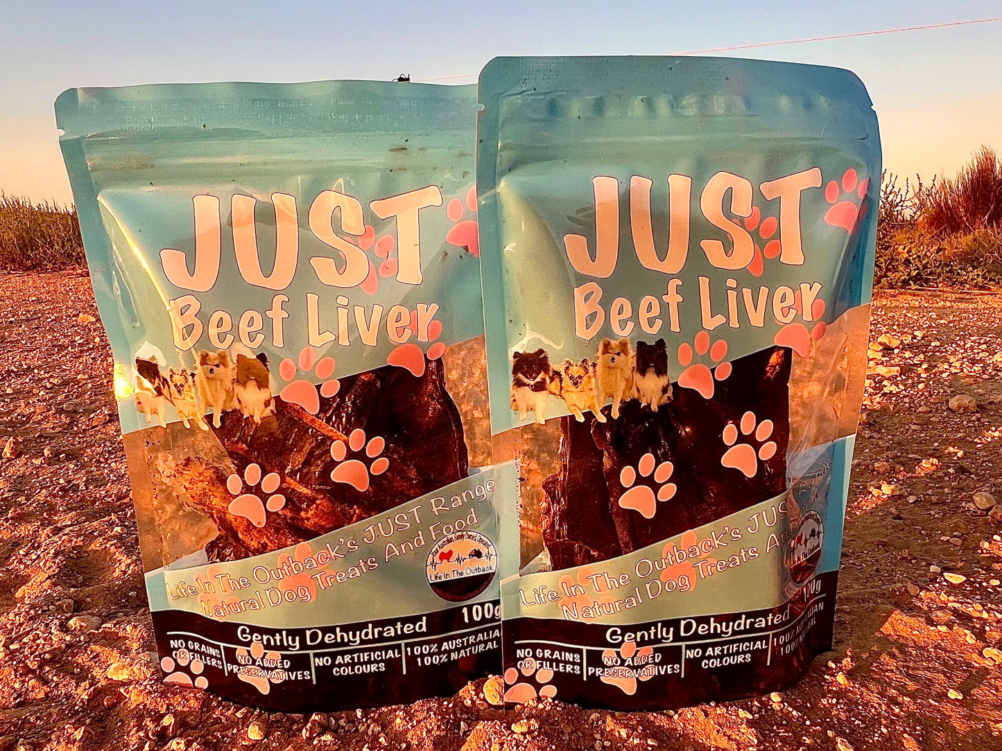 Life in the Outback Just Beef Liver Dog Treats - 100% Natural, Australian Sourced