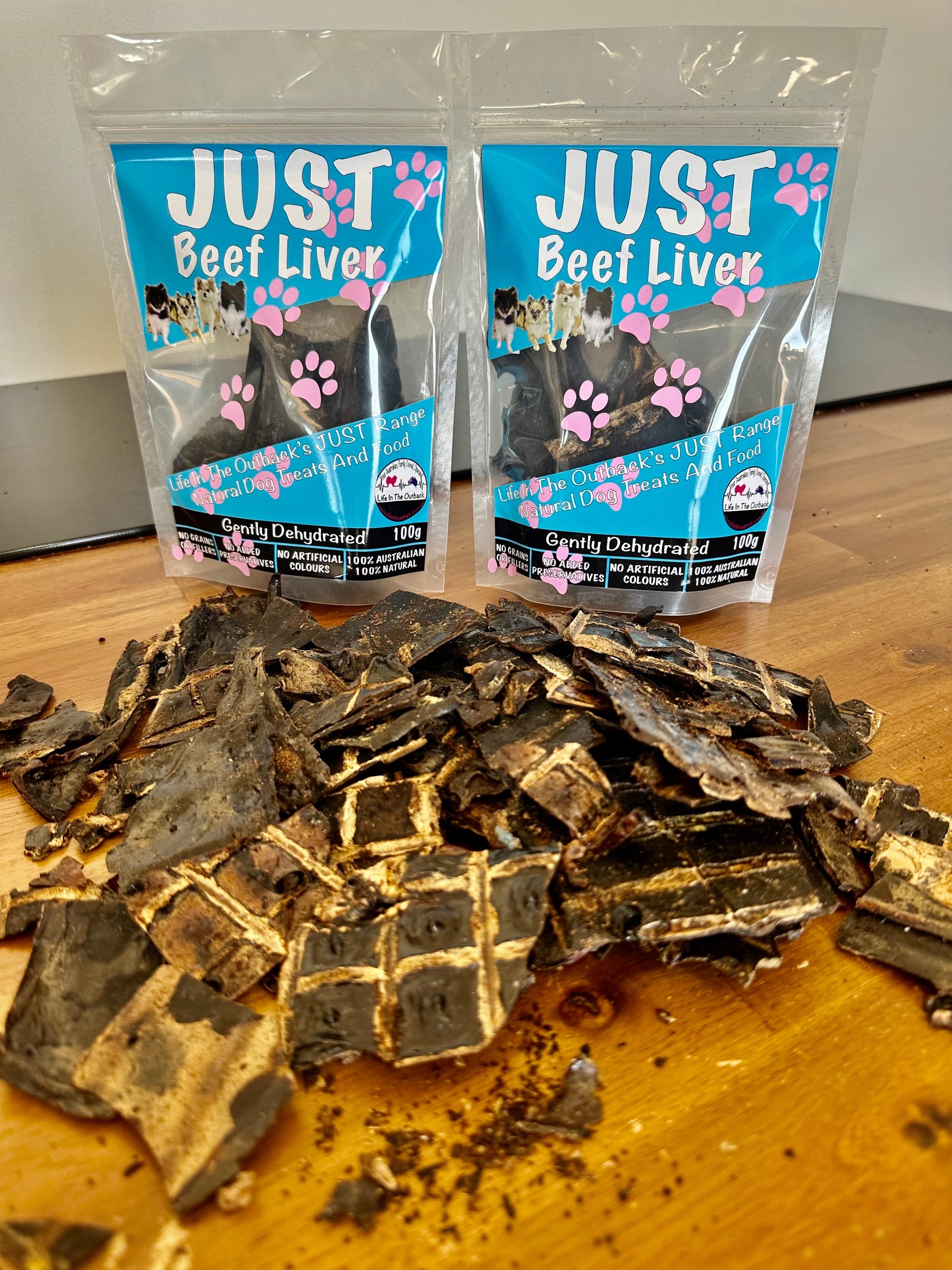 Life in the Outback Just Beef Liver Dog Treats - 100% Natural, Australian Sourced - SuperSaverAU - view 3