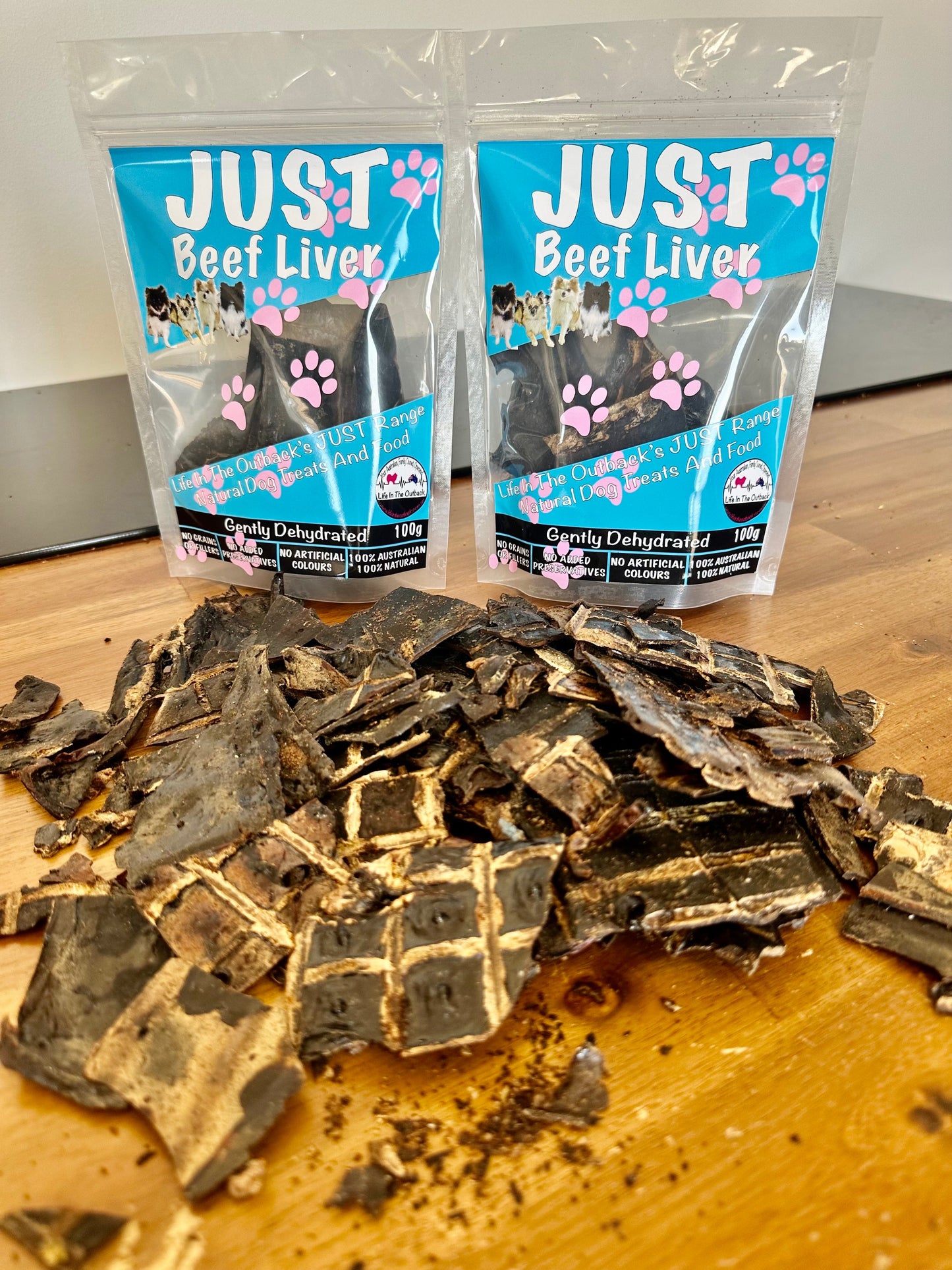 Life in the Outback Just Beef Liver Dog Treats - 100% Natural, Australian Sourced