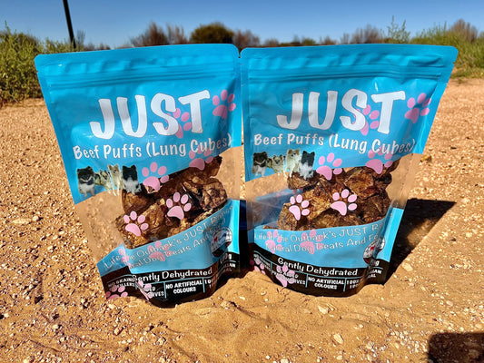 Life in the Outback Just Beef Lung Cubes - 100% Natural, Australian Sourced