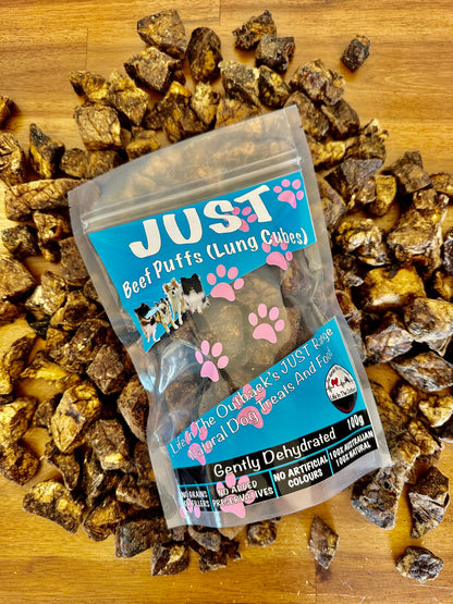 Life in the Outback Just Beef Lung Cubes - 100% Natural, Australian Sourced